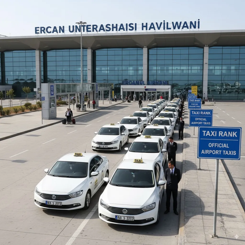 Ercan Havalimanı'ndan Şehir Merkezine: En Uygun Ulaşım Rehberi 2025